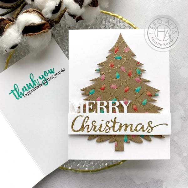 handmade christmas thank you cards