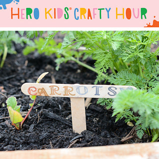 Hero Kids Crafty Hour: Garden Stakes