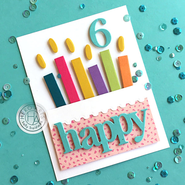 Happy Birthday Candle Card with the Cricut