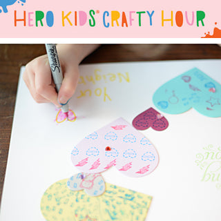 Hero Kids Crafty Hour: Paper Hugs