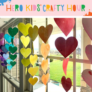 Hero Kids Crafty Hour: Rainbow Window Art