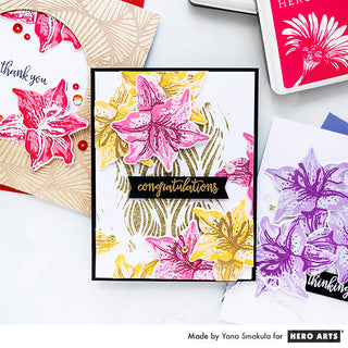Video: Color Layering Tiger Lily Cards | Color Layering With Yana Series