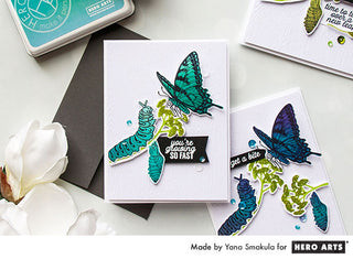 Video: Color Layering Caterpillar Cards | Color Layering With Yana Series