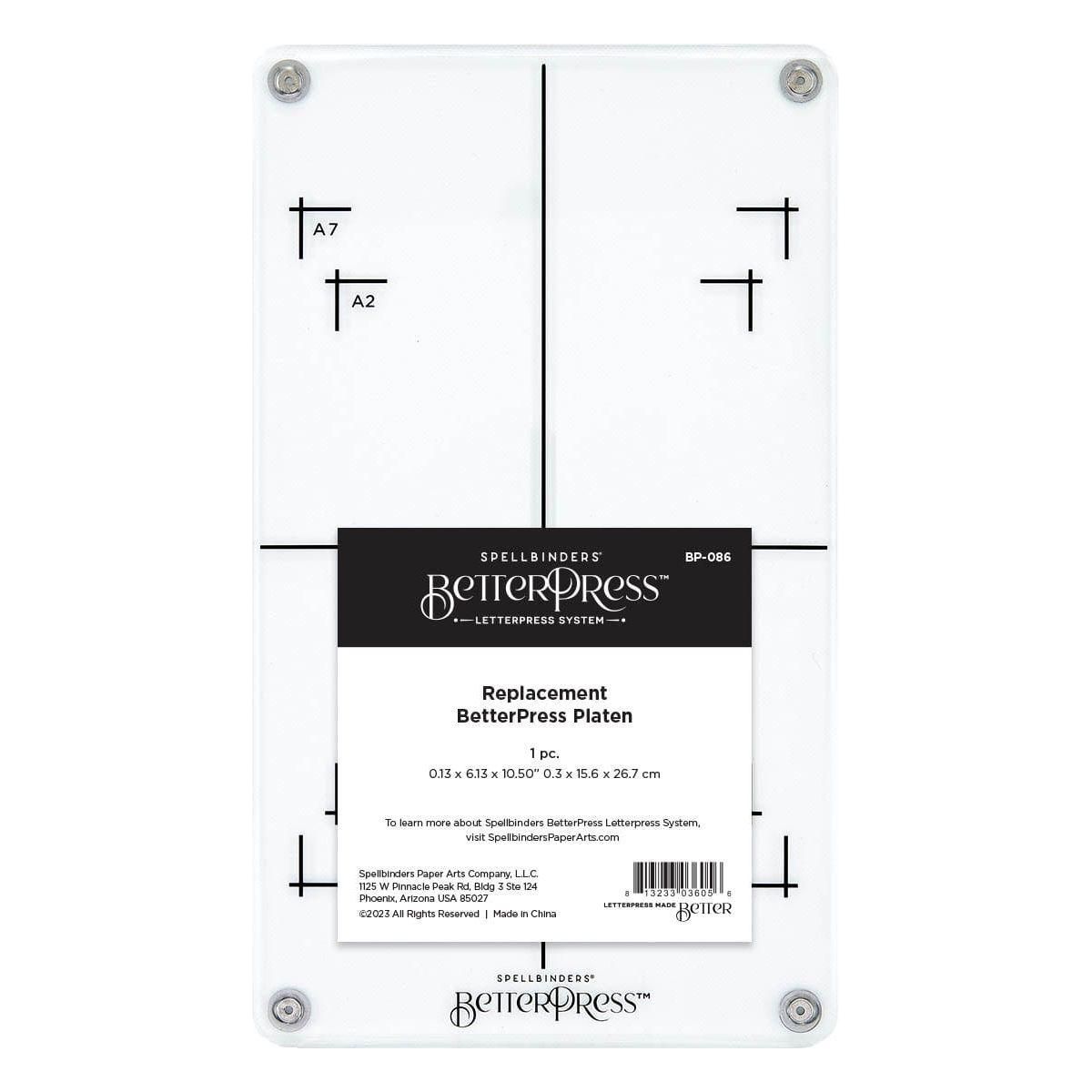 Replacement BetterPress Platen | Spellbinders – Hero Arts
