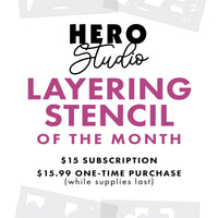 Hero Studio Layering Stencil