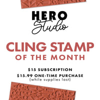 Hero Studio Cling Stamp of the Month Subscription