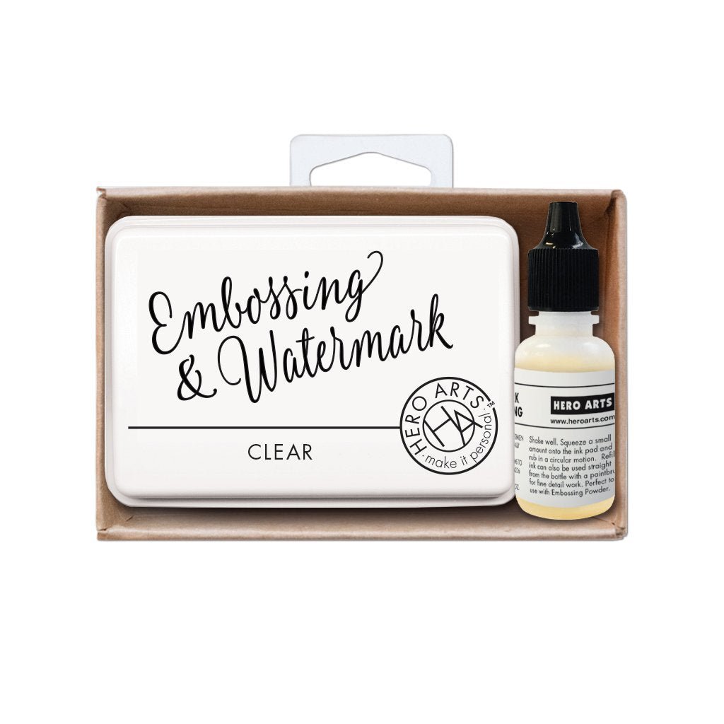 Hero Arts Clear Embossing & Watermark Ink Pad And Reinker Bundle – For Stamping And Embossing Powder Projects - View #2