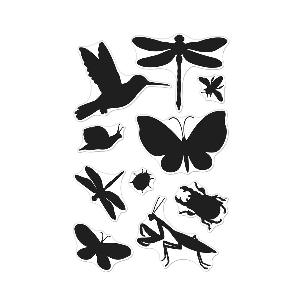 Hero Arts - Clear Photopolymer Stamps - Critter Silhouettes, image size:1024x1024