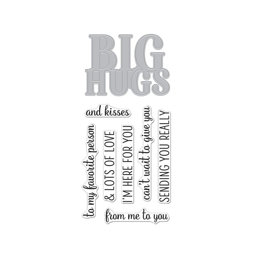 パーツ Hug Big Hugs Stamp & Cut – Hero Arts