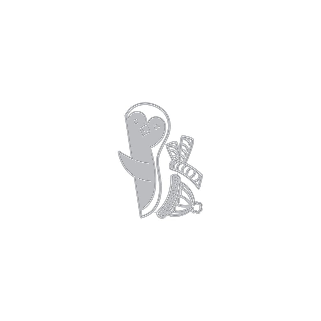 Peeking Penguin Die Set – Hero Arts