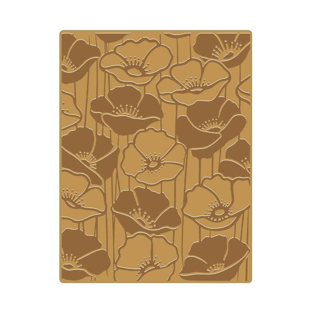 Poppy Field Hot Foil Plate – Hero Arts