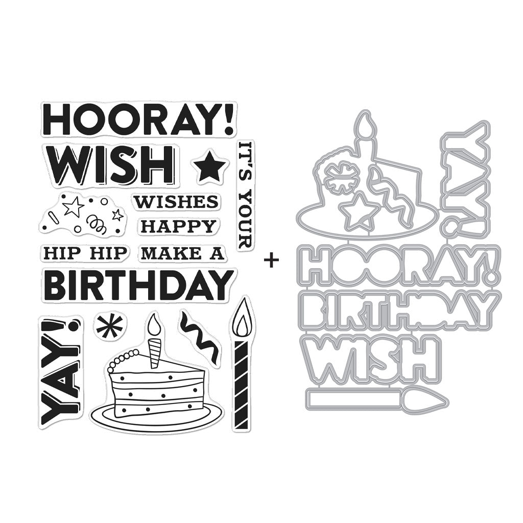 Yay! Birthday Stamp & Cut – Hero Arts