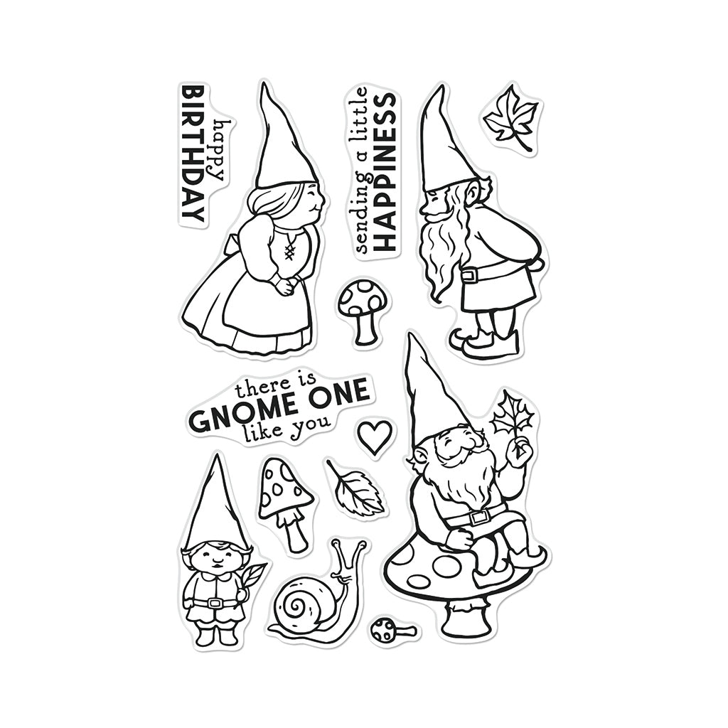 Garden Gnome With Super Long Striped Hat Sketch Rectangle Rubber Stamp For  Stamping Crafting - Yahoo Shopping