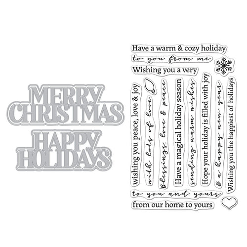 DC288 Christmas Holidays Stamp & Cut XL