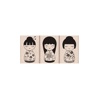 LP126 Three Japanese Dolls