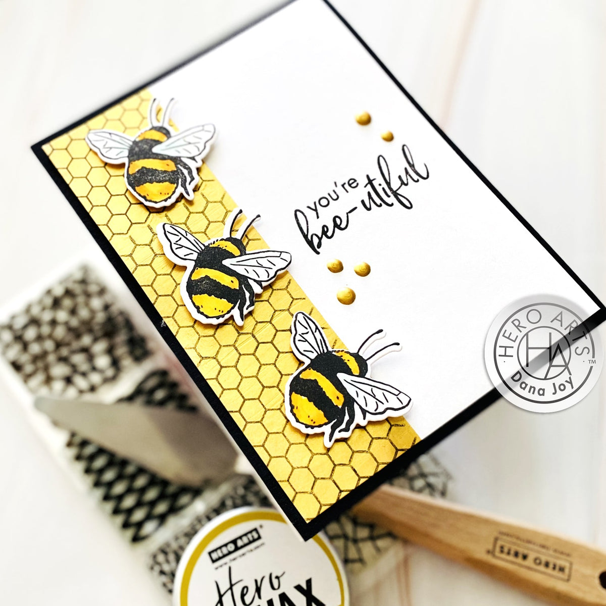 Bee Creative - Black Uni-ball Ink Pen – Honey Bee Stamps