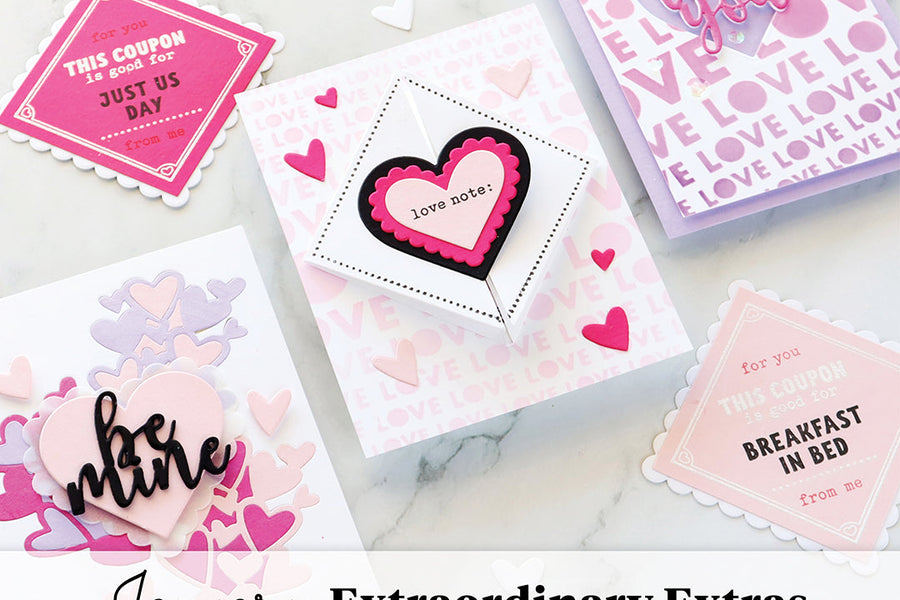 January 2025 Extraordinary Extras: Love Note Collection