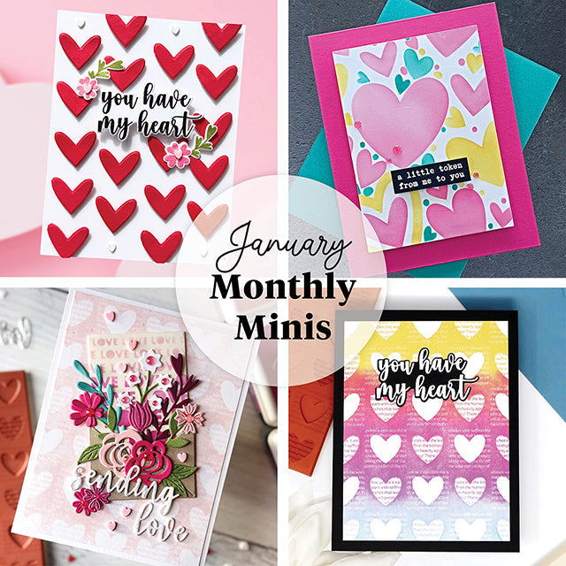 January Monthly Minis Inspiration