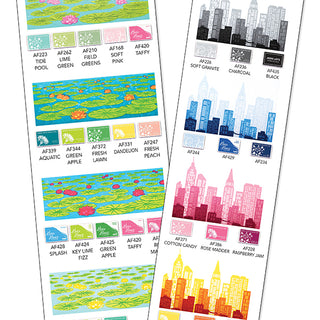 Color Layering Charts: Lily Pad + City HeroScapes