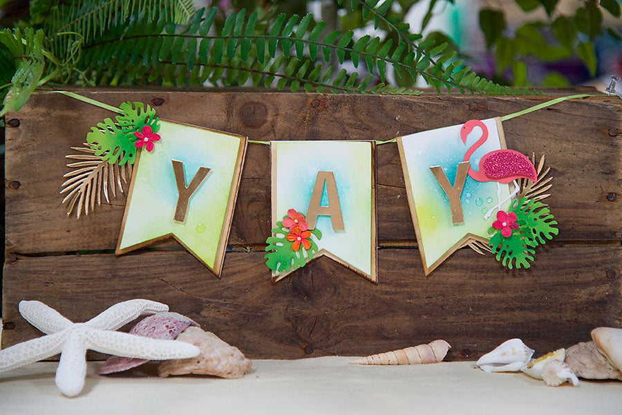 All Strung Out Summer DIY Party Banner