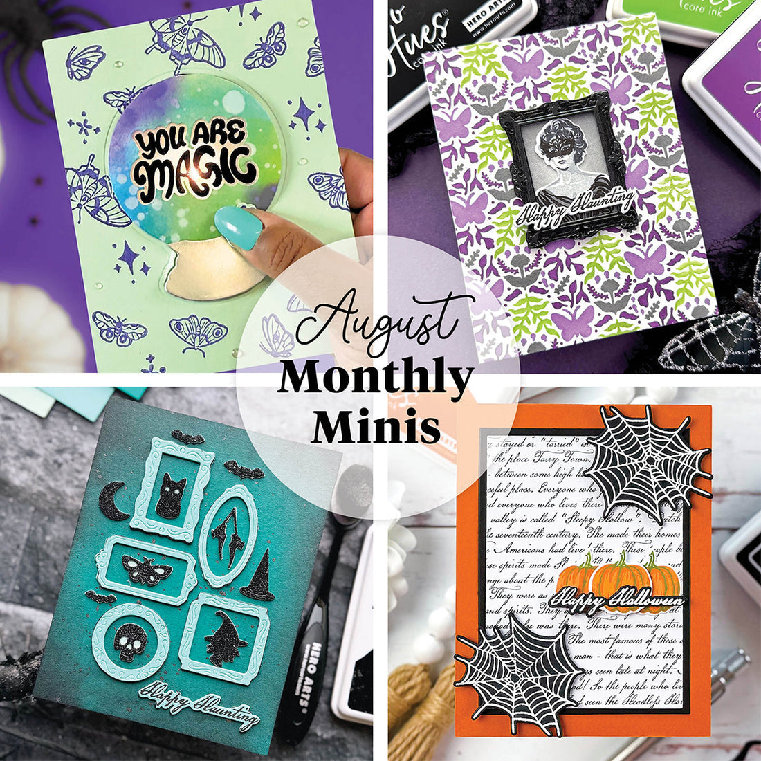 August Monthly Minis Inspiration