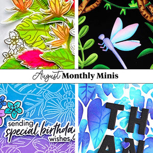 August Monthly Minis Inspiration