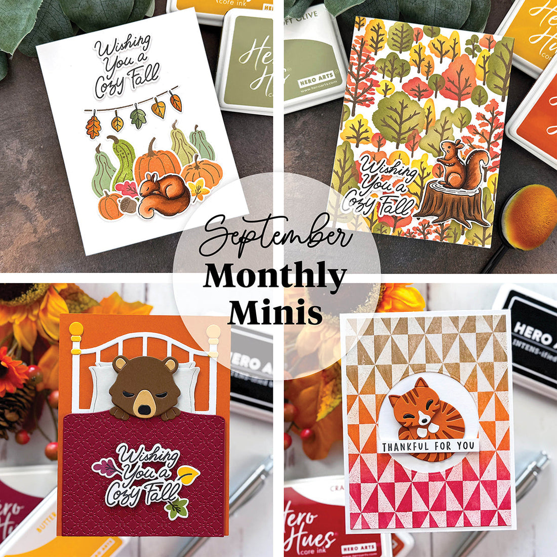 Monthly Minis Inspiration for September 2025 Hero Studio