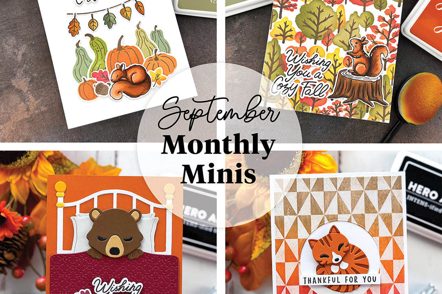 Monthly Minis Inspiration for September 2025 Hero Studio