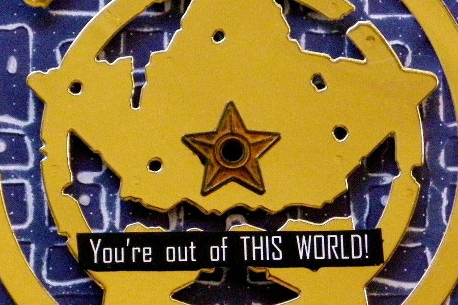 Out Of This World Card with Seth Apter's New Dies