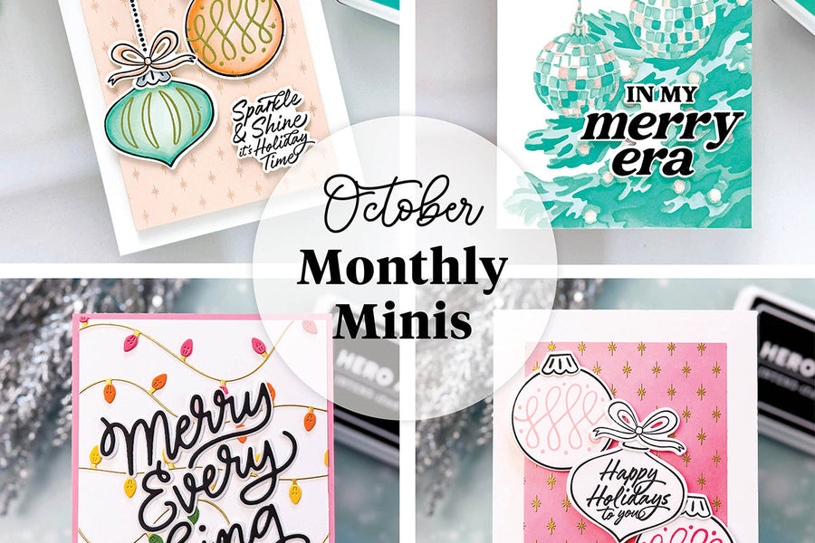 Monthly Minis Inspiration for October 2025 Hero Studio