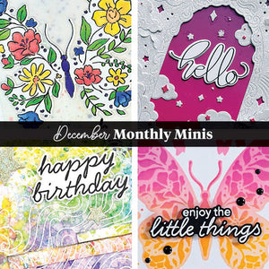 December Monthly Minis Inspiration