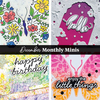 December Monthly Minis Inspiration