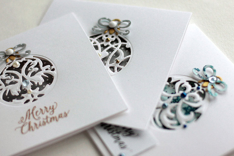 Holiday Ornaments Cards with Elena