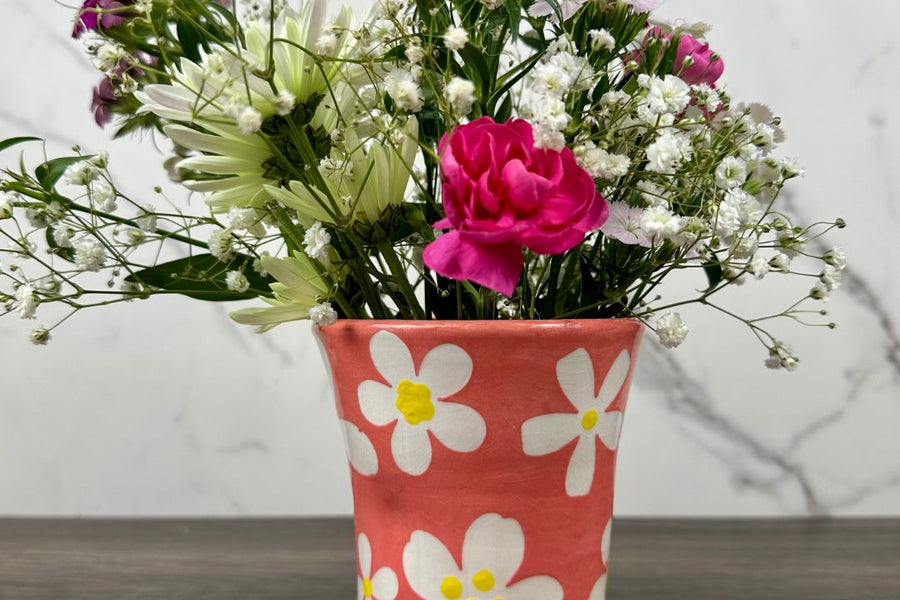 Clever Crafts: Floral Ceramic Cup