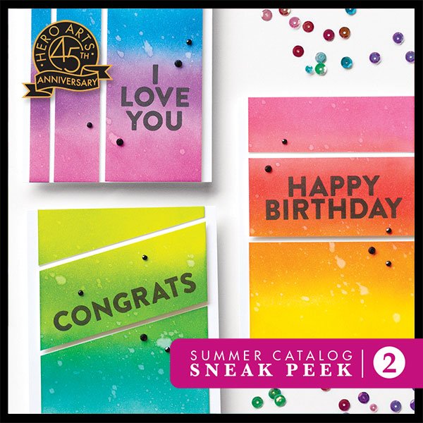2019 Summer Catalog Sneak Peek #2 + Giveaway - Hero Arts