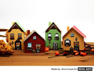 3-D Houses for Fall - Hero Arts