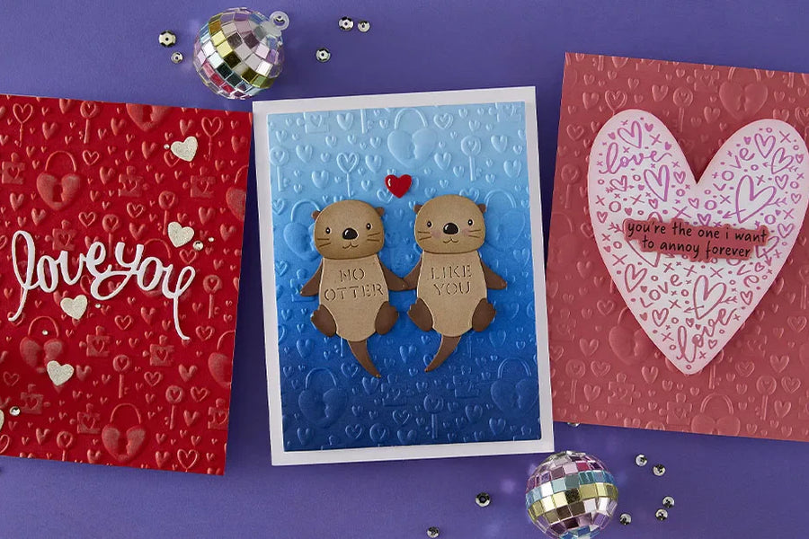 December 2025 3D Embossing Folder of the Month Preview & Tutorials – Unlock My Heart