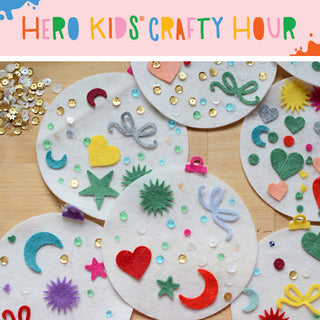 Hero Kids Crafty Hour: Teacher Appreciation Window Hangers