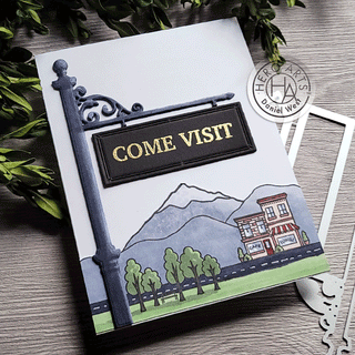 An Invitation to Visit with the Signpost Stamp & Cut XL