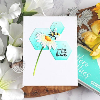 Video: Creating a Bee and Flower Die Cut Focal Point