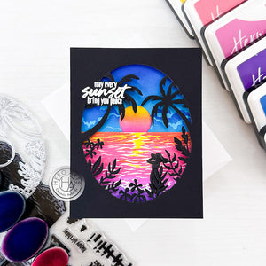 Video: Sunset Beach Scene with June 2023 My Monthly Hero Kits