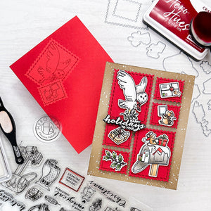 Video: Postage Stamp Card and Matching Envelope Featuring the November My Monthly Hero Kits