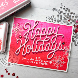 Holidays Message in Pink