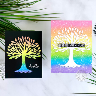 Video: Two Cards at Once - Rainbow Trees!
