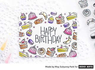 Video: Watercolor Card using the French Treats Stamp Set