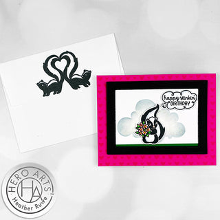 Skunk Love Birthday Card