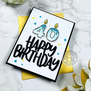 Create a Custom Birthday Card with Number Candles