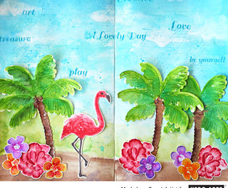 Colorful Summer Journal Page