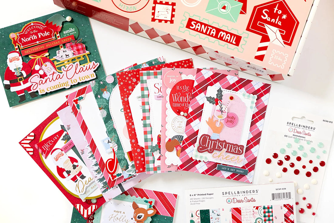 10 Christmas Card Ideas with the Dear Santa Holiday Kit