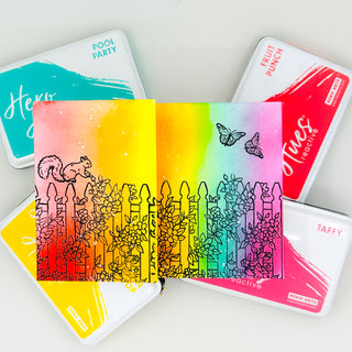 Video: Rainbow Z-Fold Card